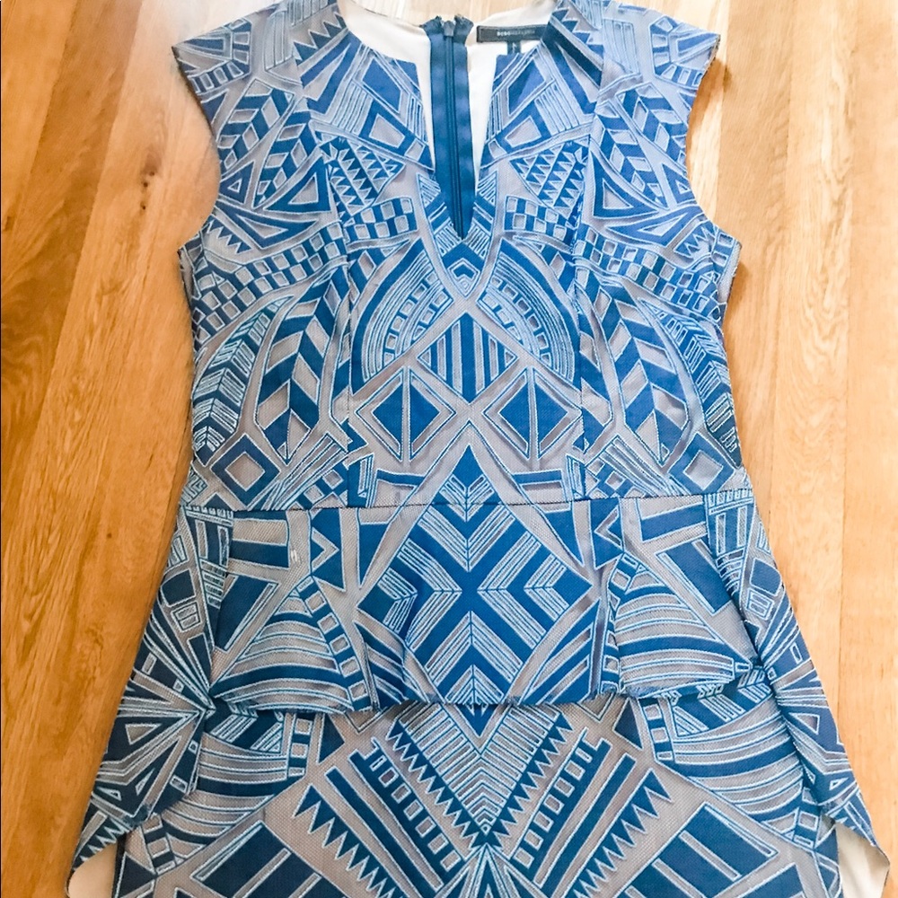 BCBG MaxAzria Dress Size 8 Blue Women’s